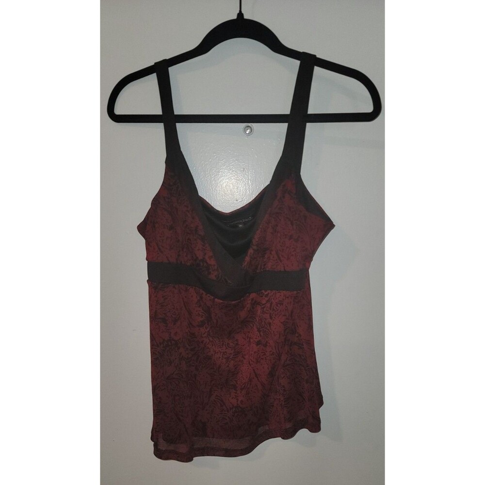 Constance Marie Y2K Sz XL Sleeveless Floral Top Blouse Whimsigoth Grunge